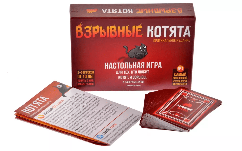 Настольная игра «Взрывные котята»