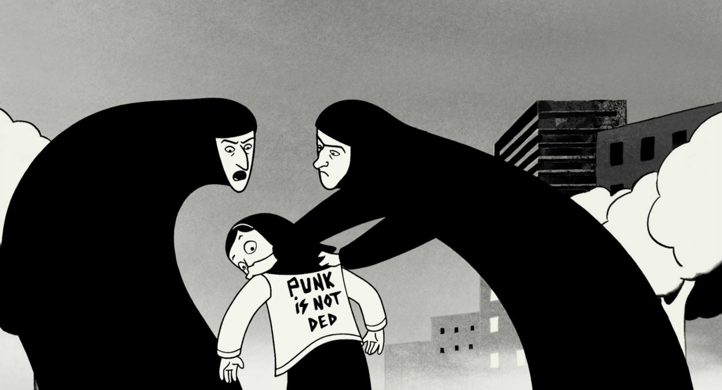 Иллюстрация | Marjane Satrapi | Persepolis | 	L'Association , 2000—2003 ©&nbsp;