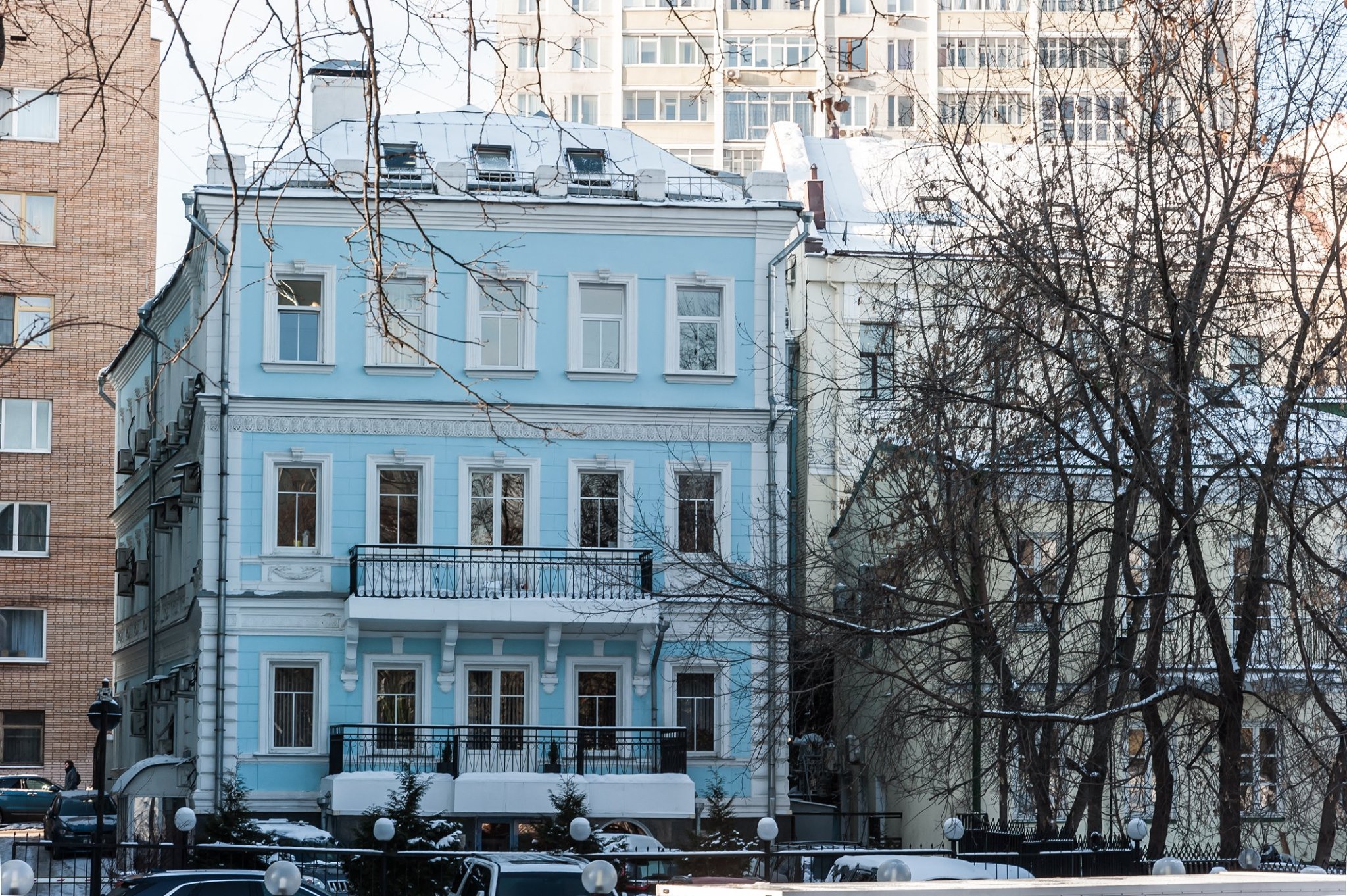 Дом по адресу Нащокинский переулок, д.10 сегодня