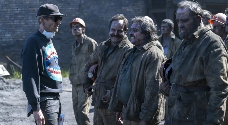 Йохан Ренк на съёмках&nbsp;«Чернобыля»