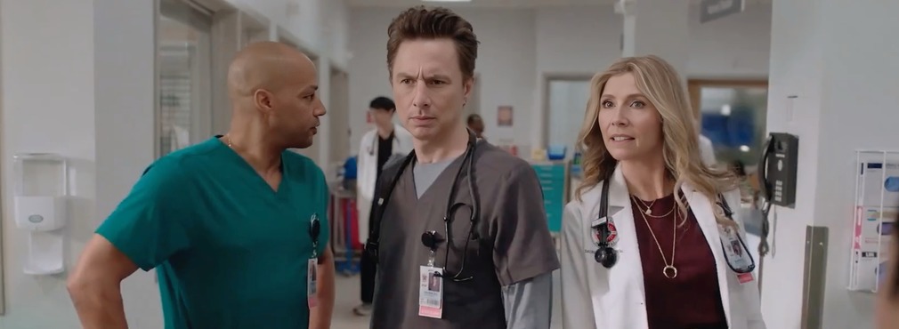 Зак Брафф вернулся к роли Джона Дориана в тизере новой «Клиники»